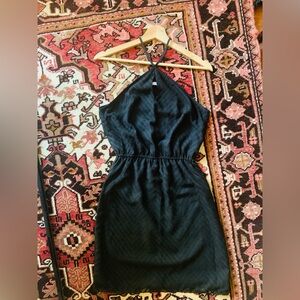 Ali & Jay Black Halter Dress